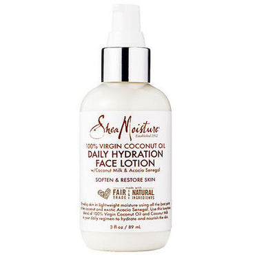 Sheamoisture Daily Hydration Face Lotion for All Skin Types 100% Virgin Coconut Oil for Daily Hydration 3oz