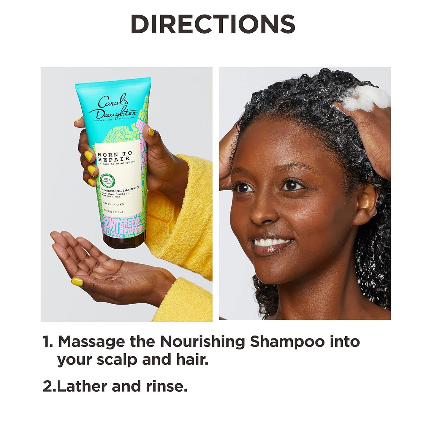 Carol's Daughter Born To Repair Sulfate-Free Nourishing Shampoo 11oz