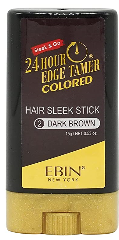 24 Hour Colored Hair Wax Stick Extreme Firm Hold - Dark Brown 0.53oz