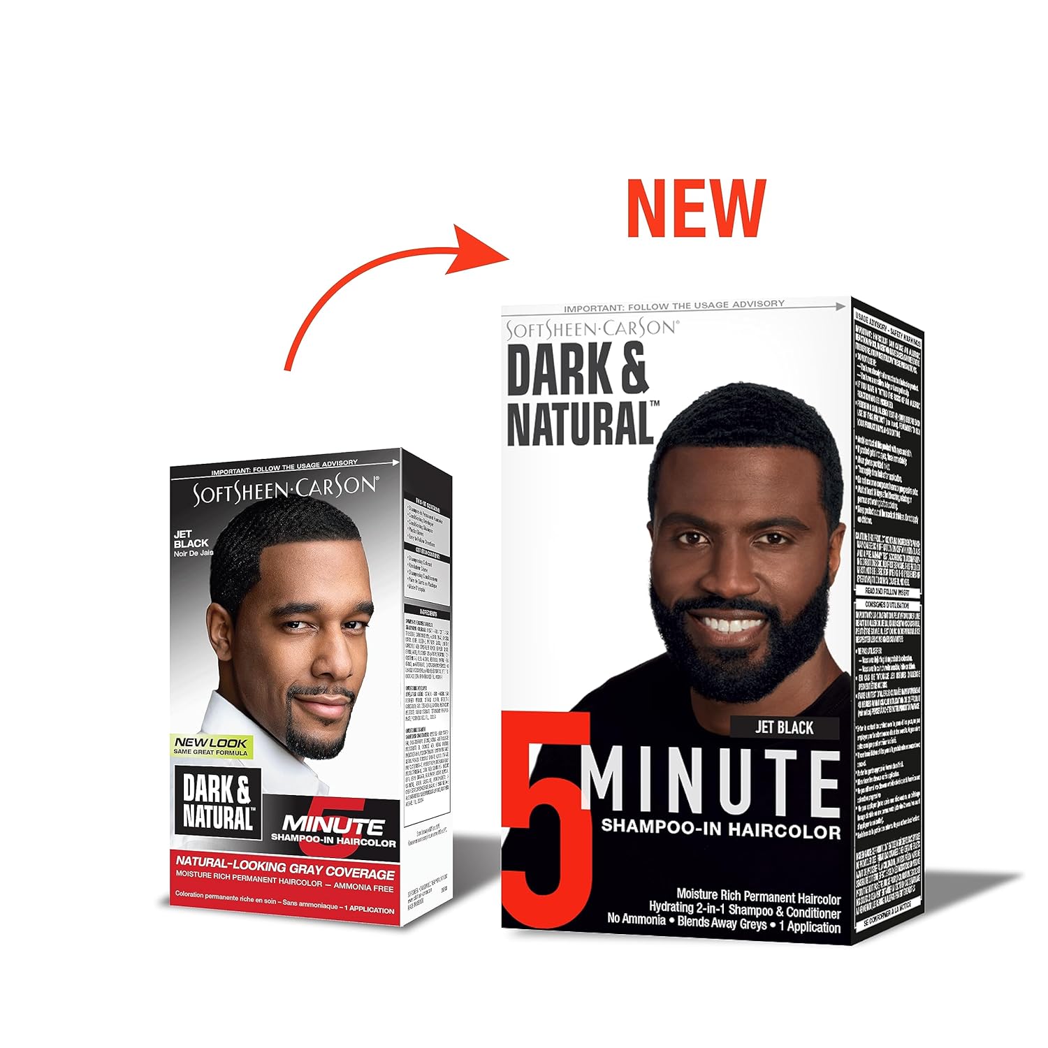 Dark & Natural Jet Black