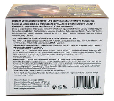 Luster's Shortlooks Colorlaxer 3-N-1 Semi-Permanent Sable Brown Color