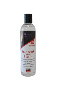 Hair Mask with Biotin for Growth and Protection from Glue Residue Clear, 8oz