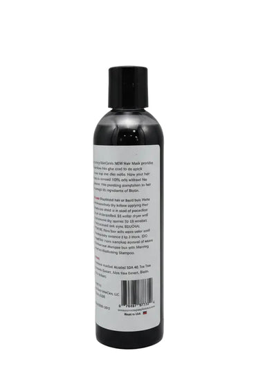 Hair Mask with Biotin for Growth and Protection from Glue Residue Black, 8oz