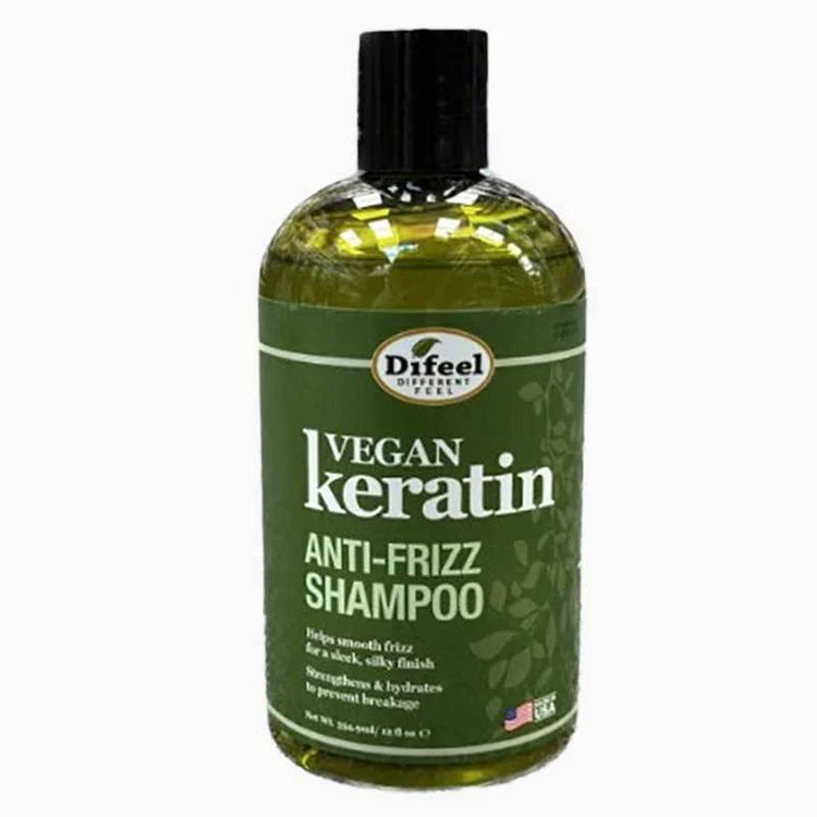 Difeel Vegan Keratin Shampoo 12 oz