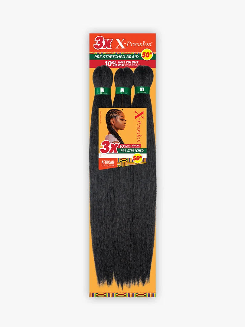 3X X-Pression Pre-Stretched 50"