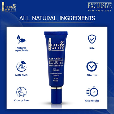 Fair & White Exclusive Whitenizer Gel Cream 1oz