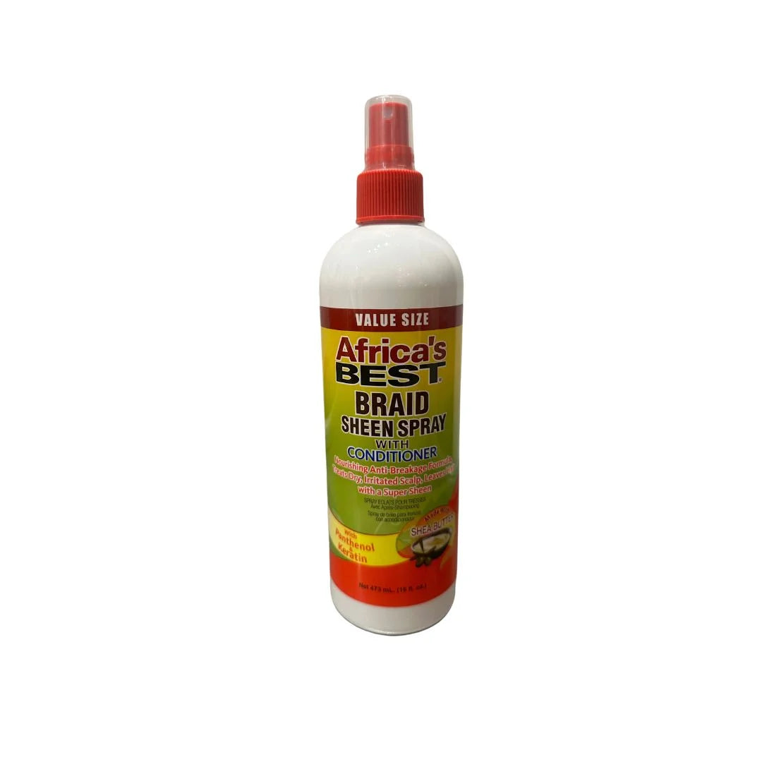 Africa's Best Braid Sheen Spray With  Conditioner 16oz
