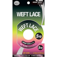 MAKE YOUR OWN WIG WEFT LACE 5/8" X 5 YD (1.5 cm x 457 cm) #5096 BEIGE