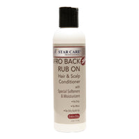 Star Care Afro Back Rub  On 6oz