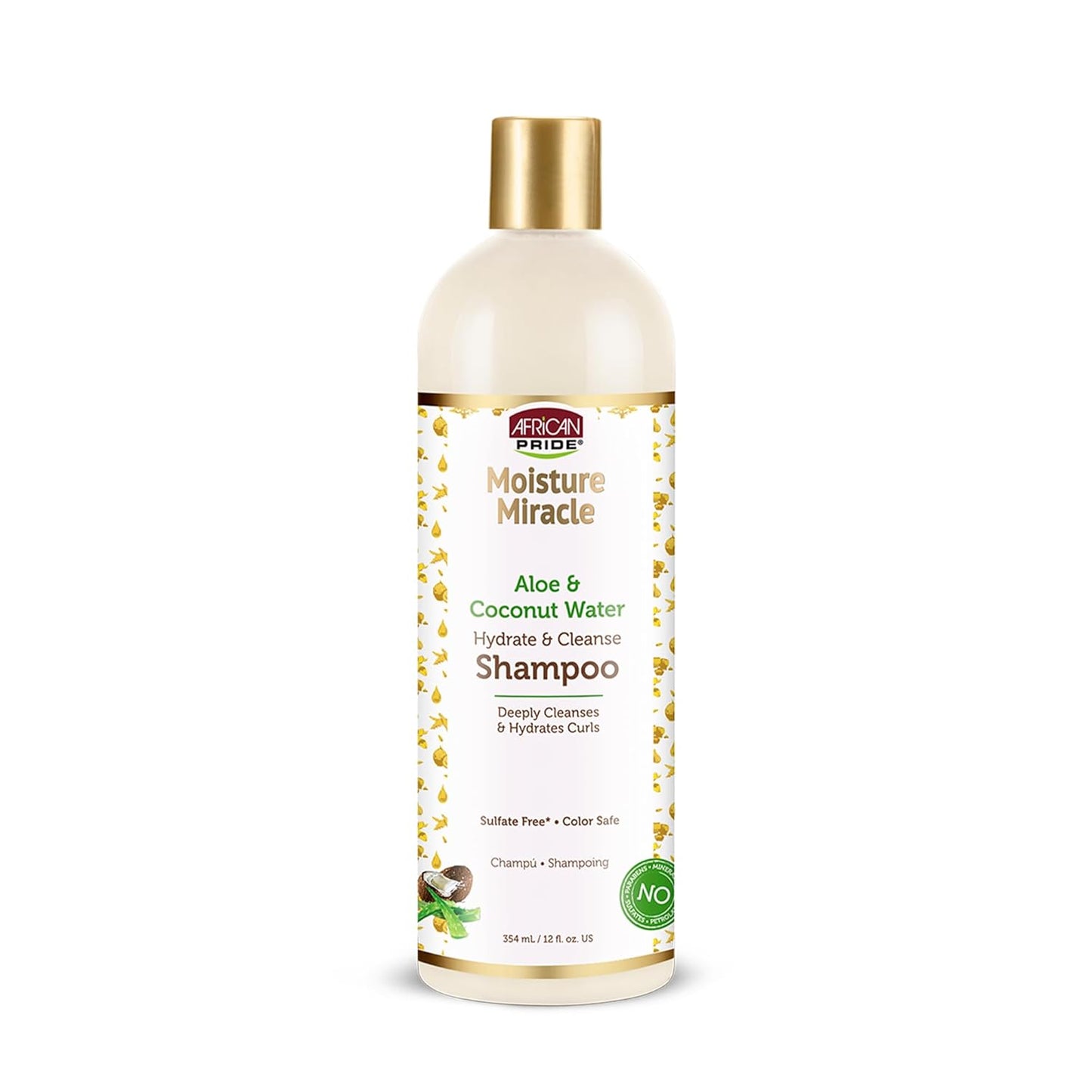 African Pride Moisture Miracle Aloe & Coconut Shampoo 12oz