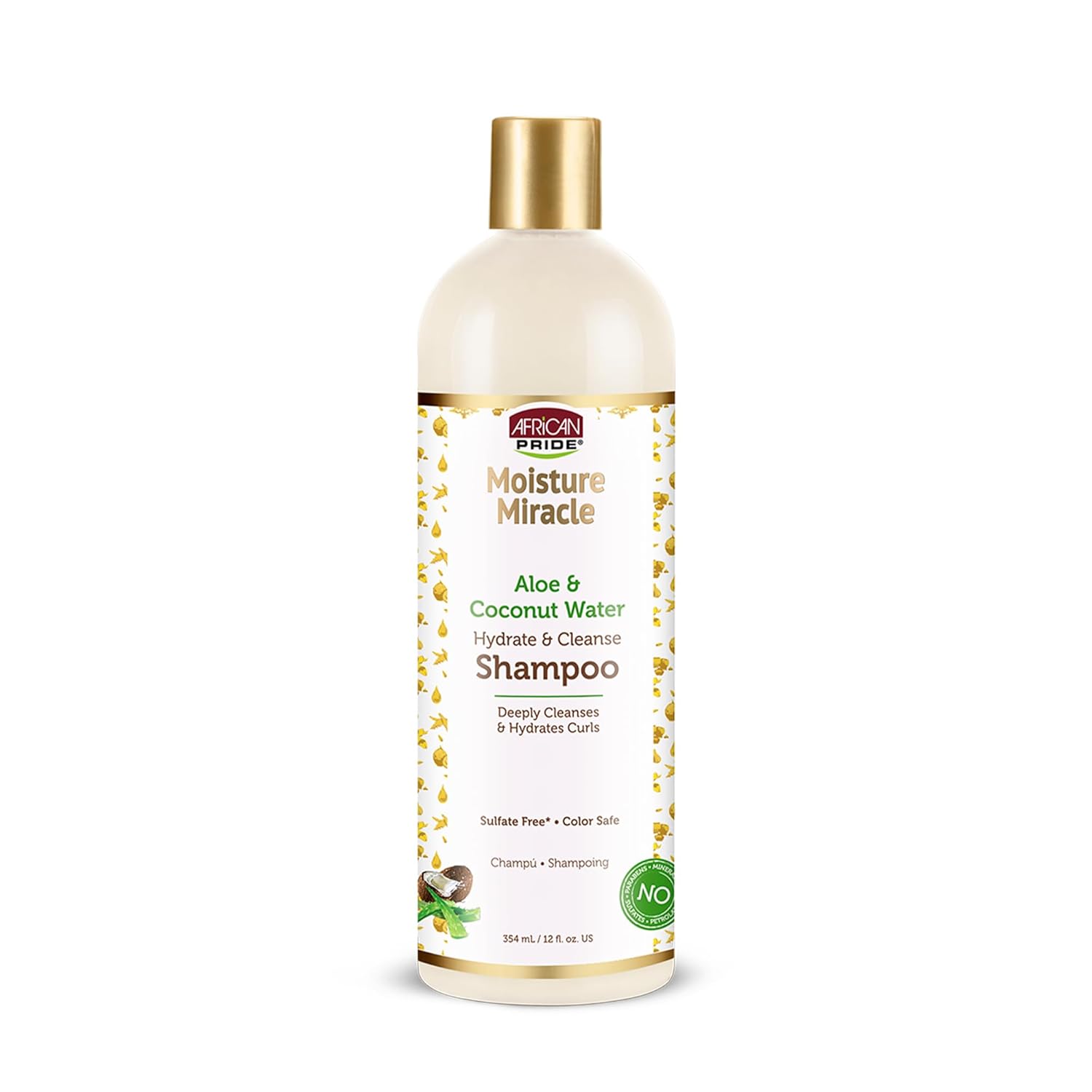 African Pride Moisture Miracle Aloe & Coconut Shampoo 12oz