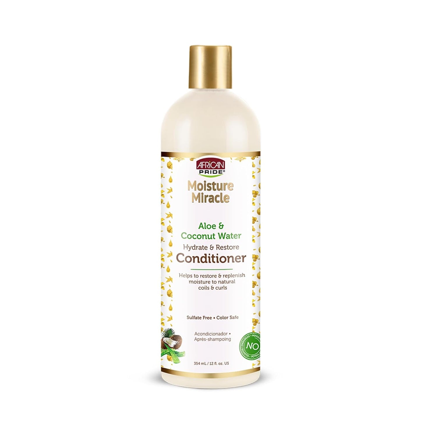 African Pride Moisture Miracle Aloe & Coconut Conditioner 12oz