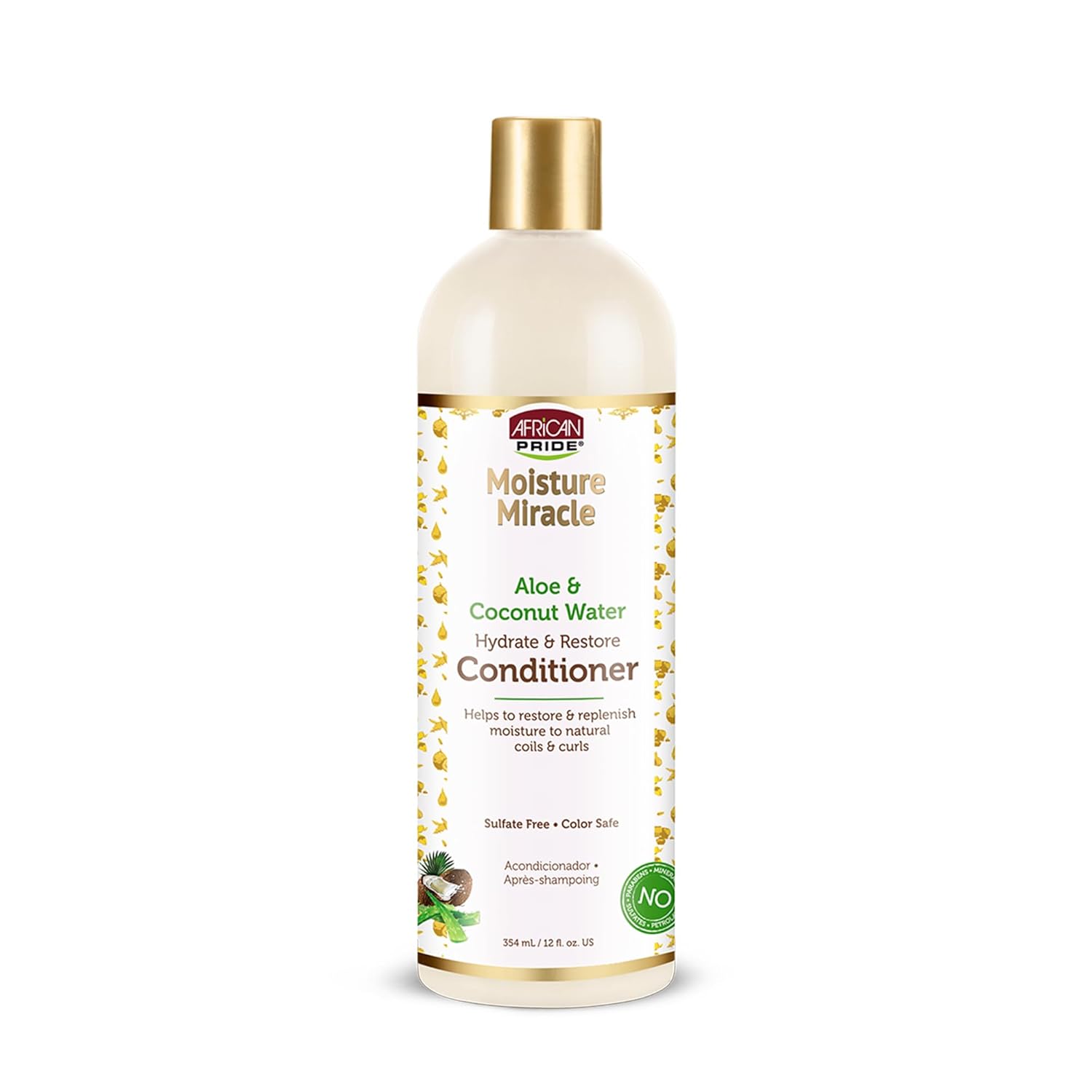 African Pride Moisture Miracle Aloe & Coconut Conditioner 12oz