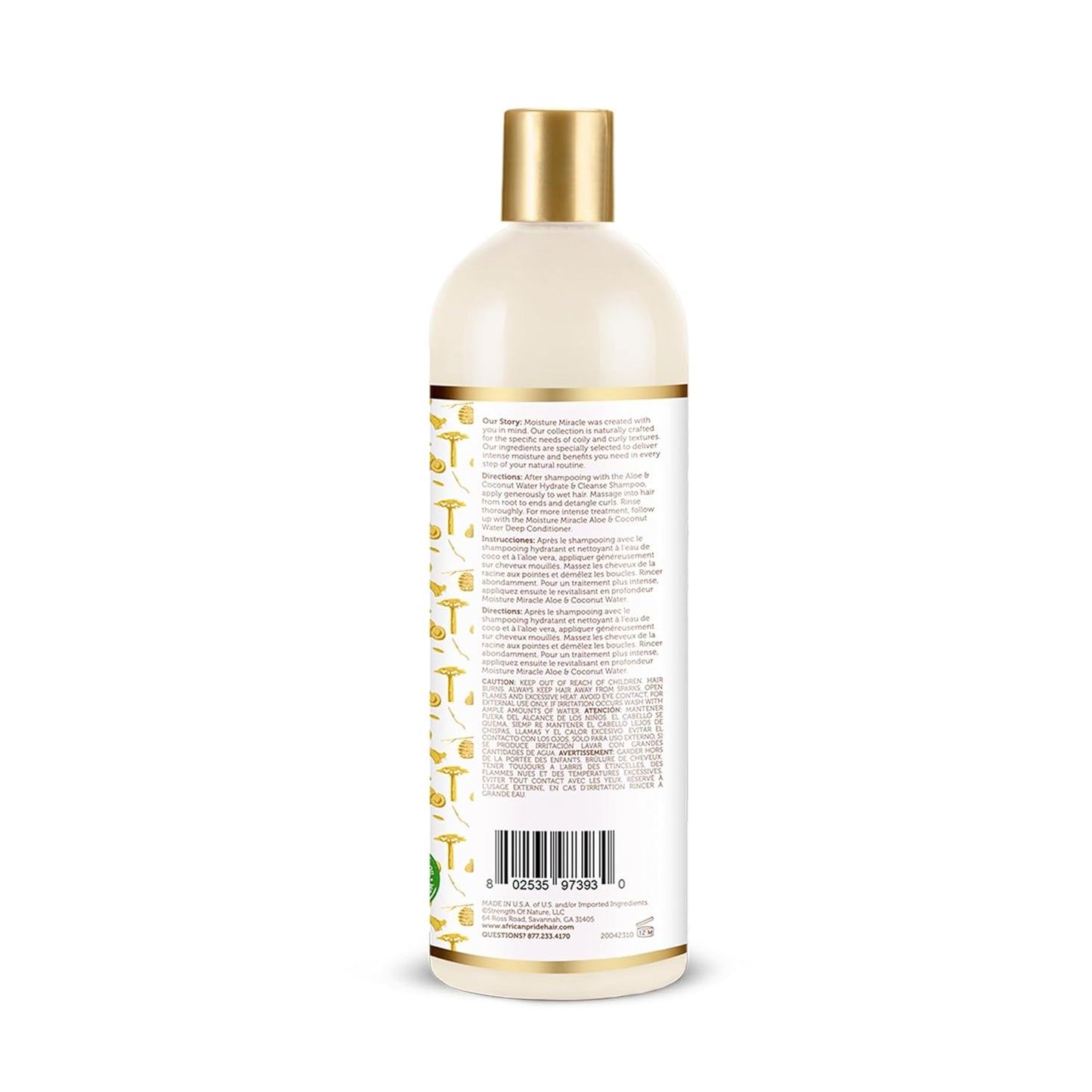 African Pride Moisture Miracle Aloe & Coconut Conditioner 12oz