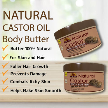 Okay Natural Castor Body Butter 7oz