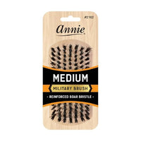 Annie Medium Military Natural Boar Bristle Brush #2162