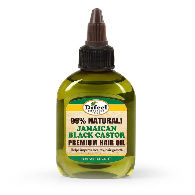 Difeel Premium Natural Hair Oil - Jamaican Black Castor Oil 2.5oz