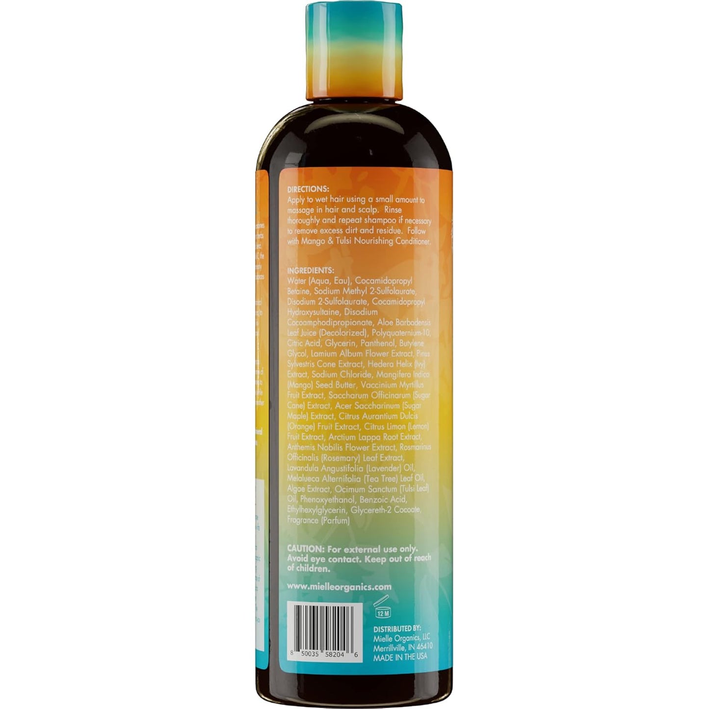 MIELLE Mango & Tulsi Nourishing Shampoo 12oz