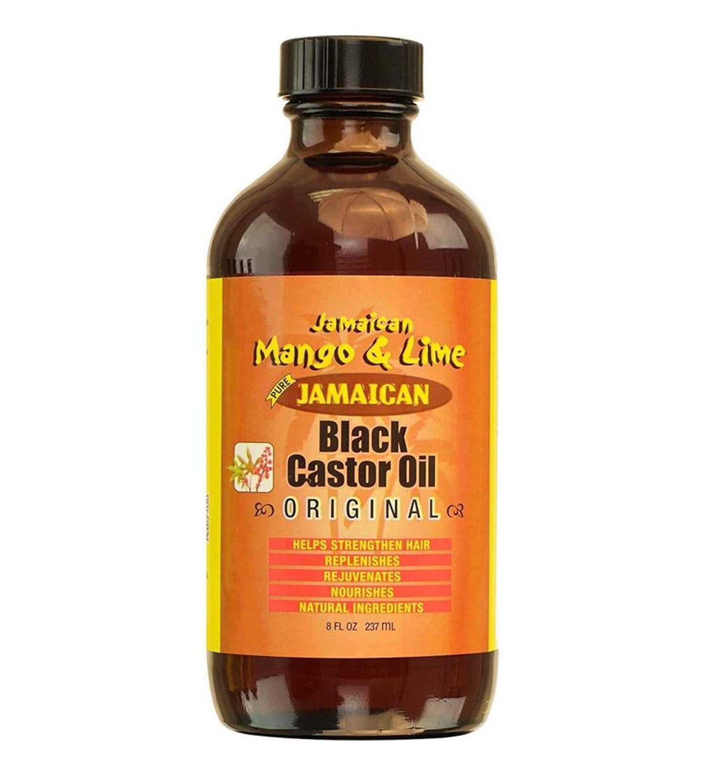Jamaican Mango & Lime Black Castor Oil -Original 8oz