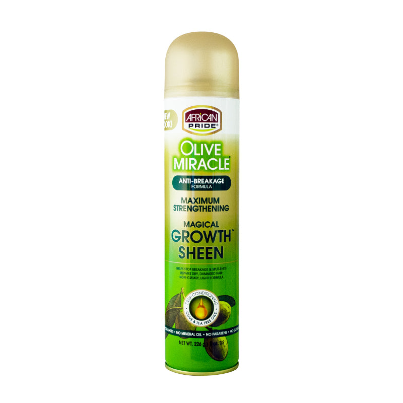 African Pride OLIVE MIRACLE GROWTH SHEEN SPRAY 8oz