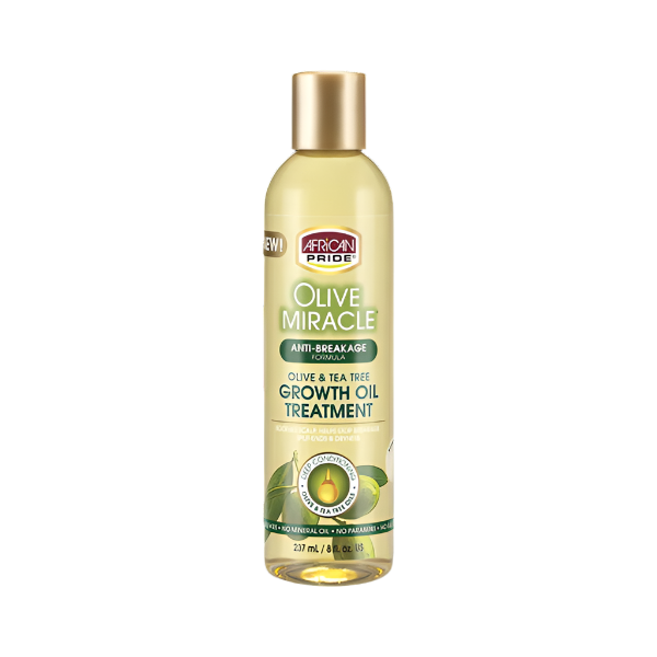 African Pride Olive Miracle Anti-Breakage Maximum Strengthening Hair Growth Oil 8oz