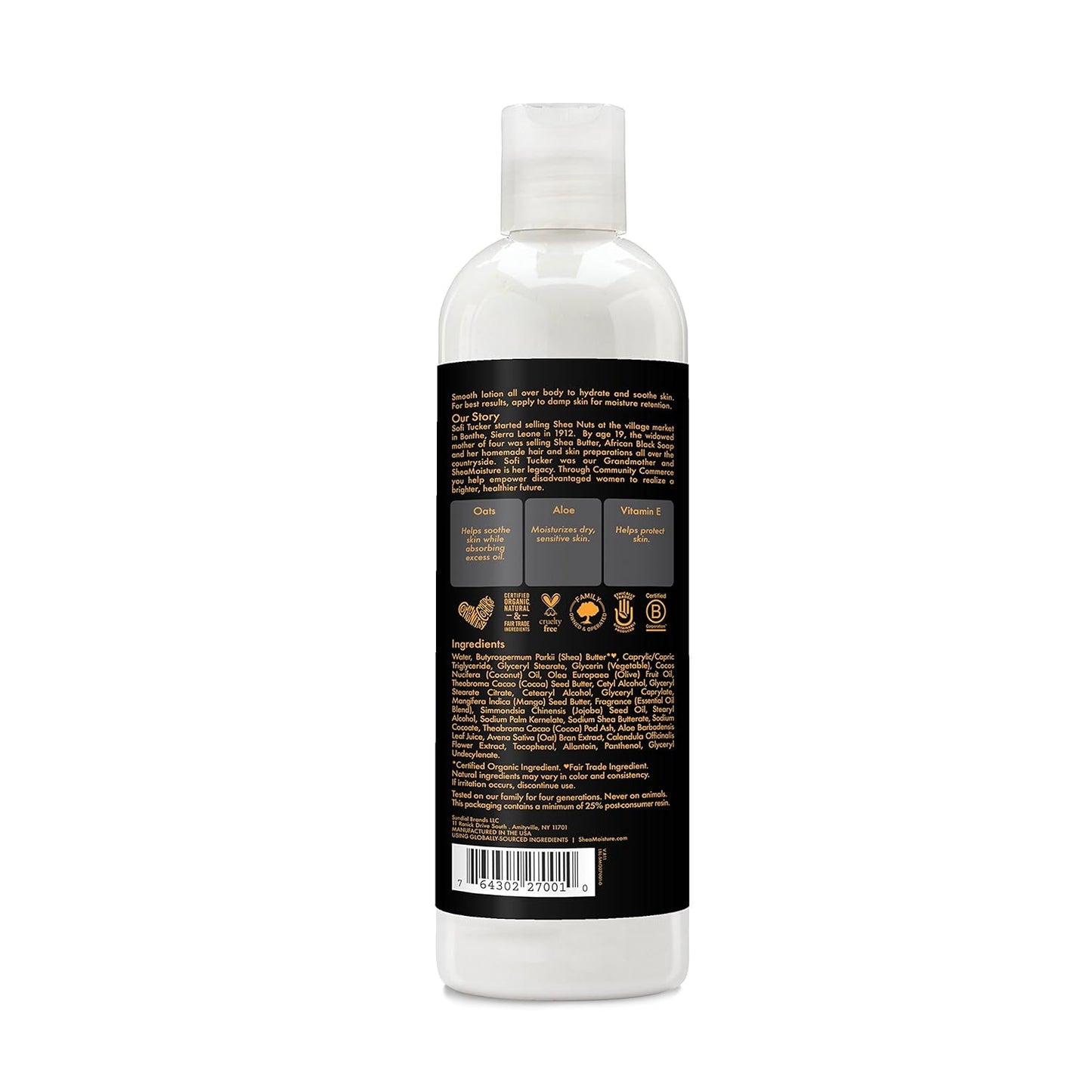 Shea Moisture African Black Soap Body Lotion 13oz