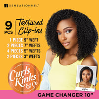 CURLS KINKS & CO CLIP-IN GAME CHANGER 10"