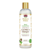 African Pride Moisture Miracle Hydrate & Renew Curl Milk & Detangler 12oz