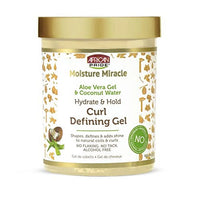African Pride Moisture Miracle Aloe & Coconut Water Hydrate & Hold Curl Defining Gel 18oz