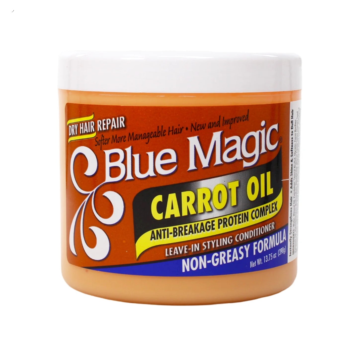 Blue Magic Carrot Oil Leave-In Styling Conditioner 13.75 oz