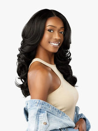 KINKY EDGE Y-PART LACE WIG - KINKY BARREL CURL 20 -