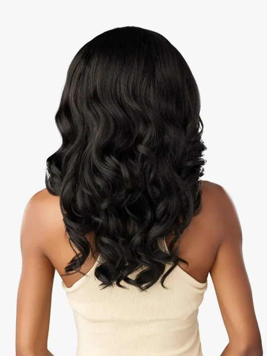 KINKY EDGE Y-PART LACE WIG - KINKY BARREL CURL 20 -