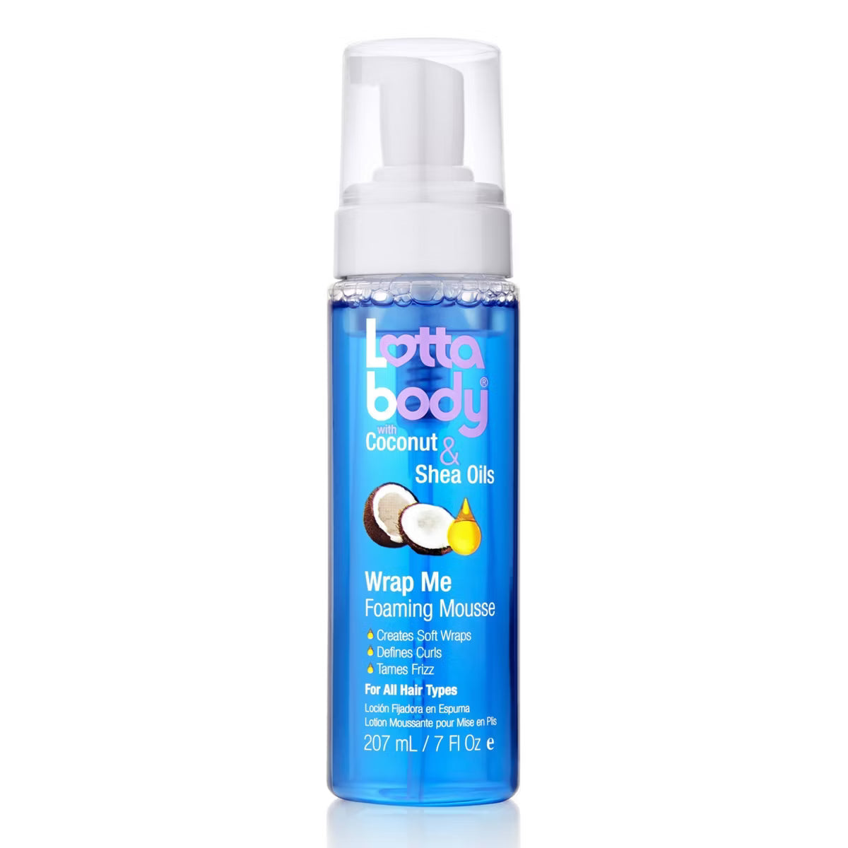 Lottabody Coconut and Shea Oils Wrap Me Foaming Mousse 7oz