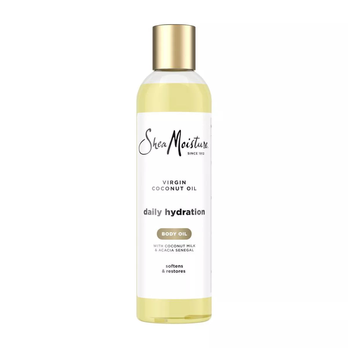 Shea Moisture 100% Virgin Coconut Oil Daily Hydration Body Oil, 8oz