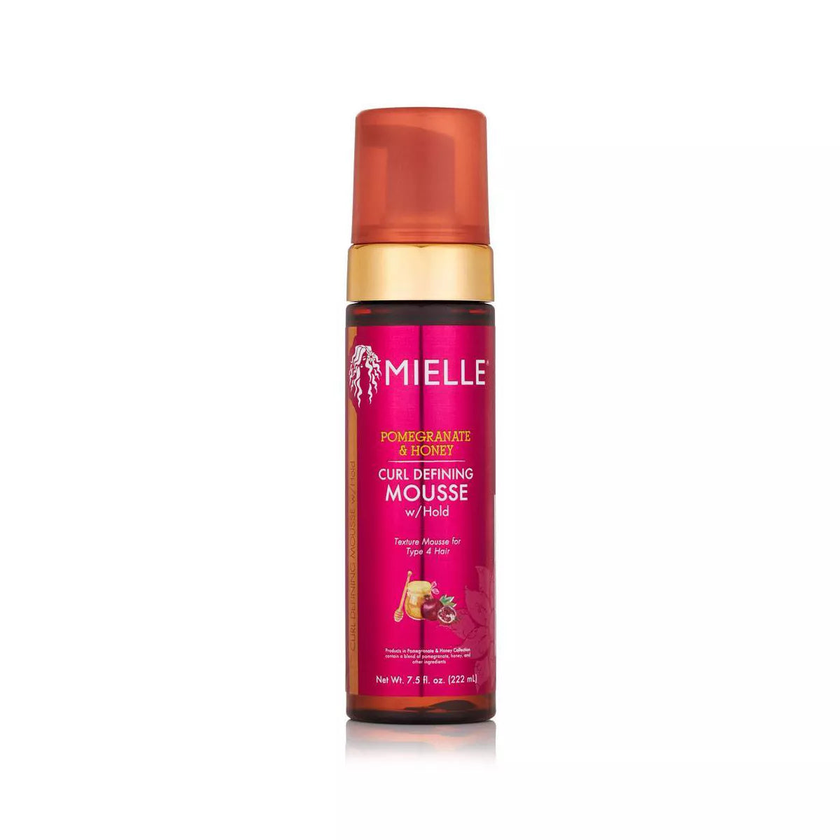 Mielle Organics Pomegranate and Honey Curl Defining Mousse with Hold - 7.5 fl oz
