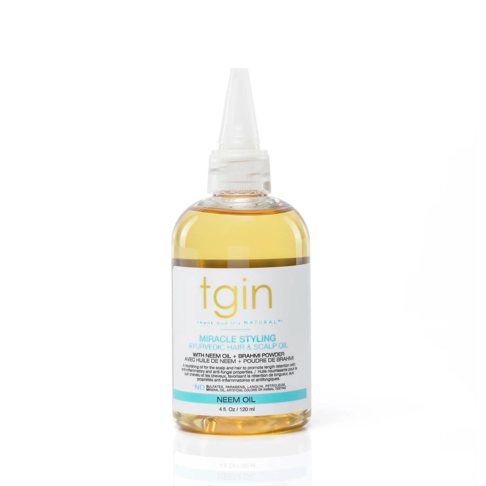 TGIN Miracle Styling Ayurvedic Hair & Scalp Oil 4oz