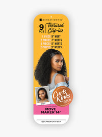 CURLS KINKS & CO CLIP-IN MOVE MAKER 14"