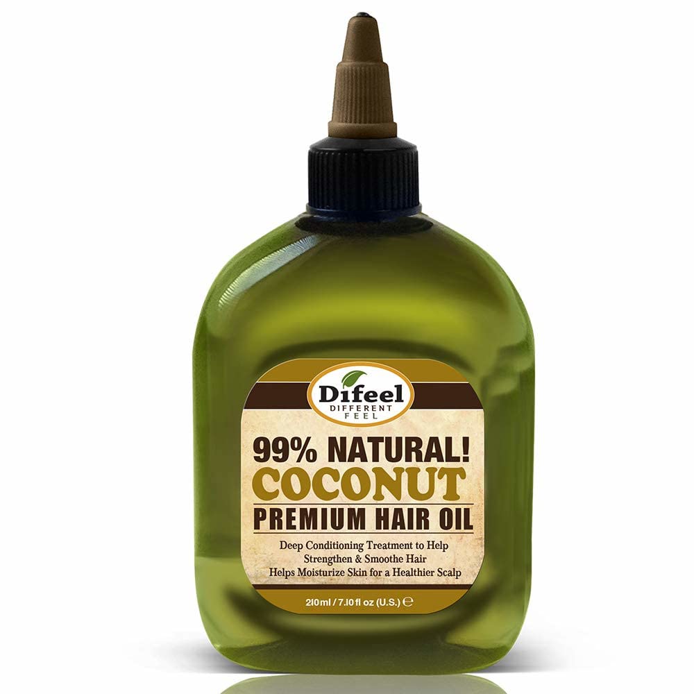 Difeel Premium 99% Natural Deep Conditioning Coconut Hair Oil 7.1oz