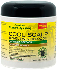 JAMAICAN MANGO & LIME Cool Scalp Braid, Twist & Lock Gel (6oz)