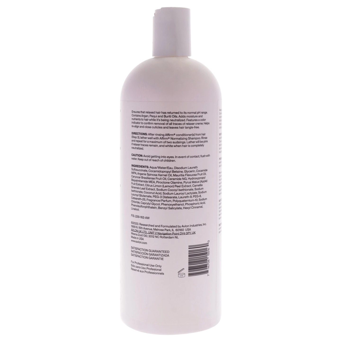 Avlon Affirm Dry and Itchy Scalp Normalizing Shampoo, 32 oz