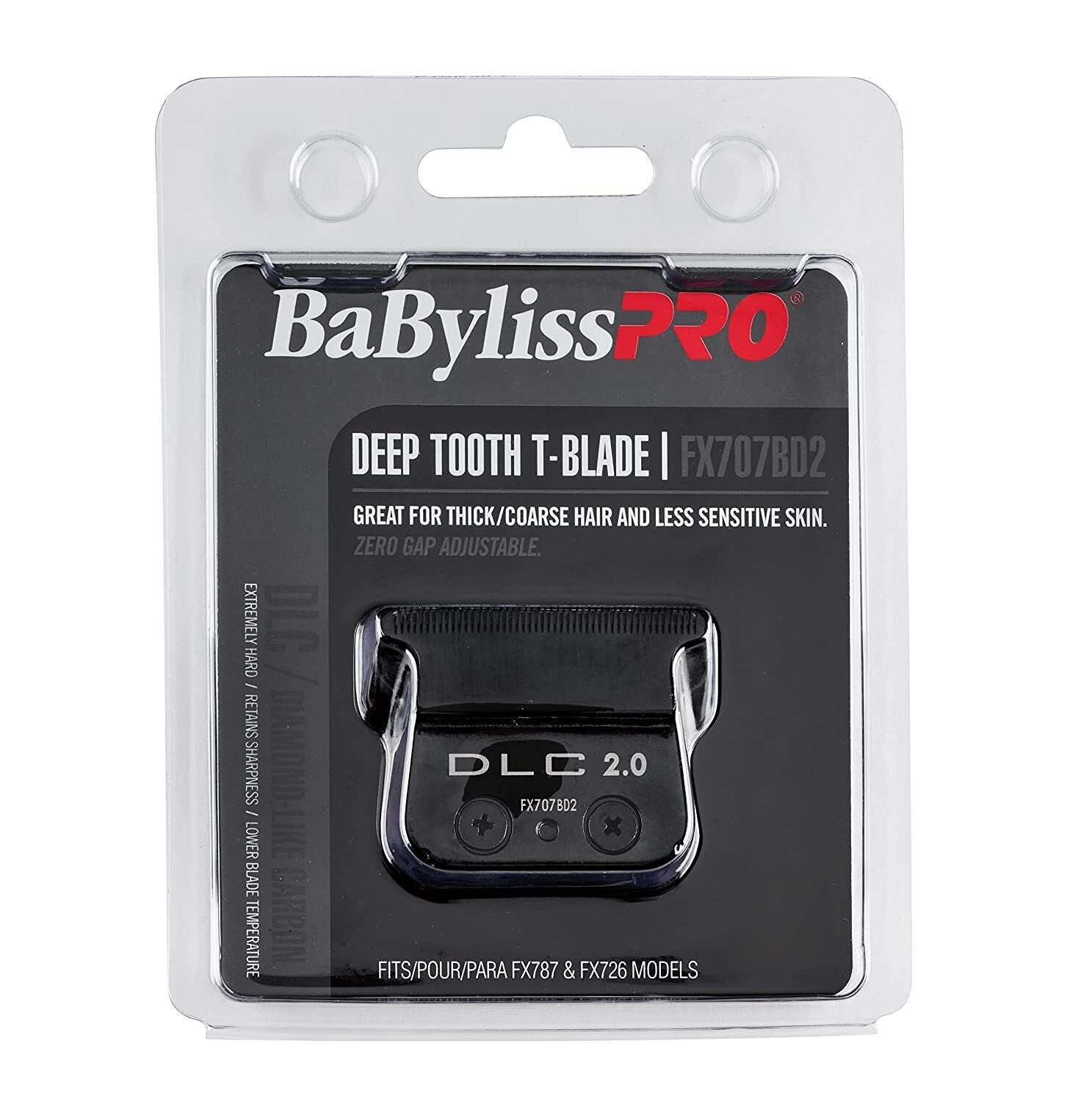 BaBylissPRO Deep Tooth T-Blade Replacement Blade DLC 2.0 (FX707BD2)