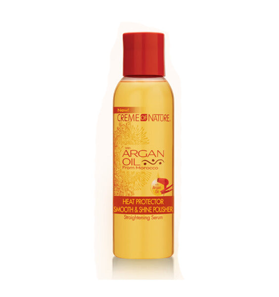 Creme Of Nature ARGAN OIL HEAT DEFENSE SMOOTH SHINE POLISHER 8oz