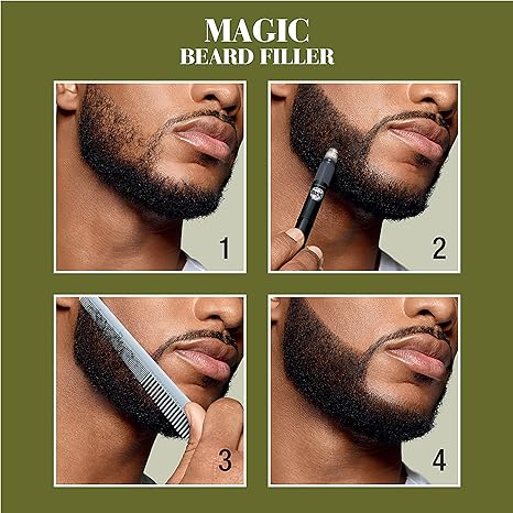 SoftSheen-Carson Magic Grooming Beard Filler Pencil Brush Nat-Blk 0.5oz