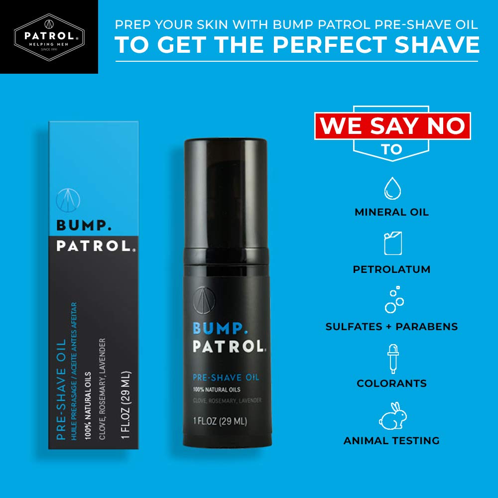 Bump Patrol Pre-Shave Oil for Men 1oz