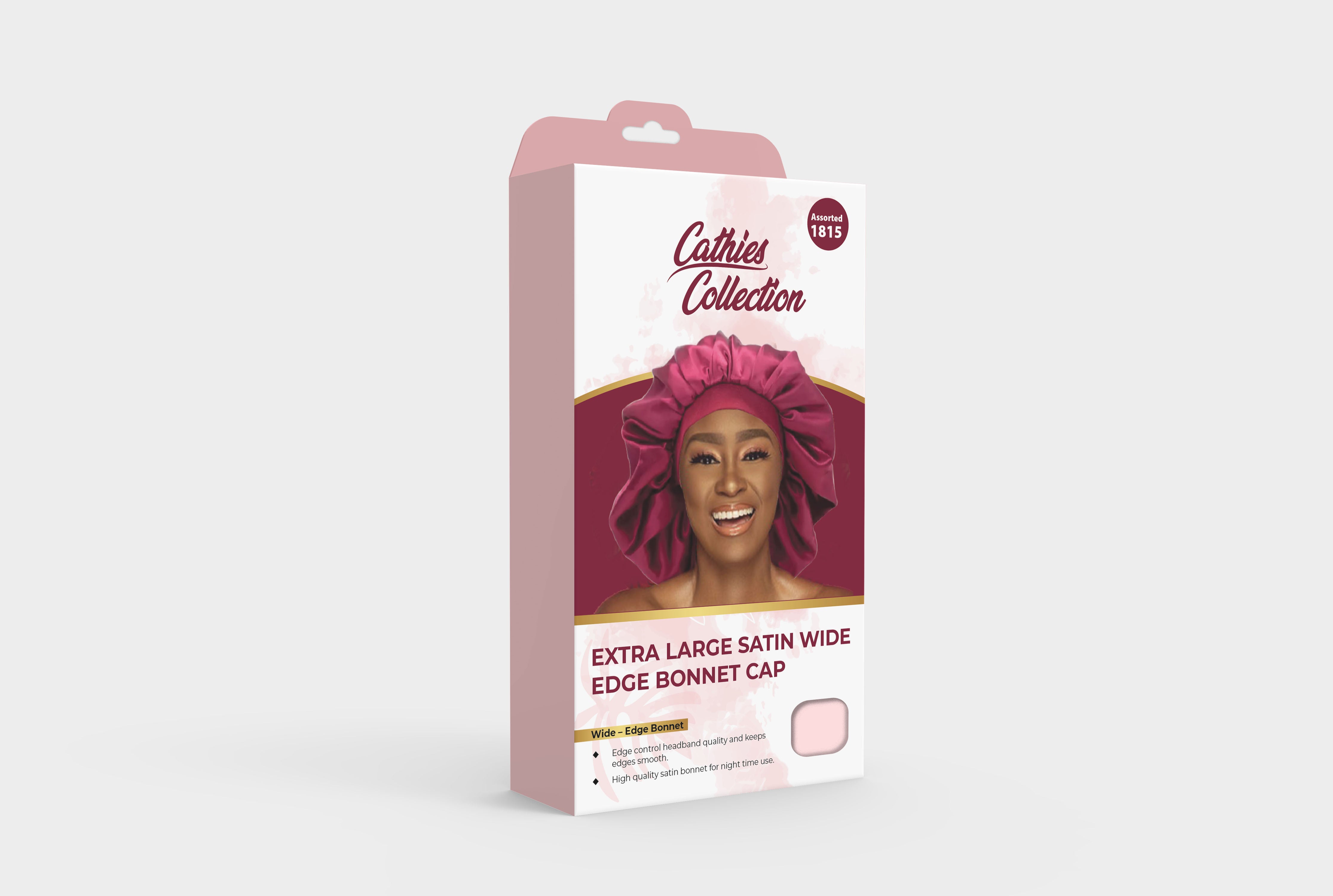 Cathies Collection Extra Large Satin Wide Edge Bonnet #1815