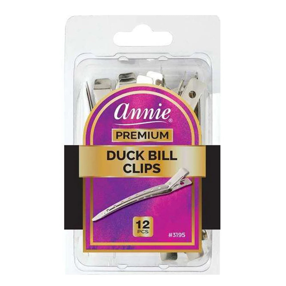 Annie 12 Duck Bill Clips #3195