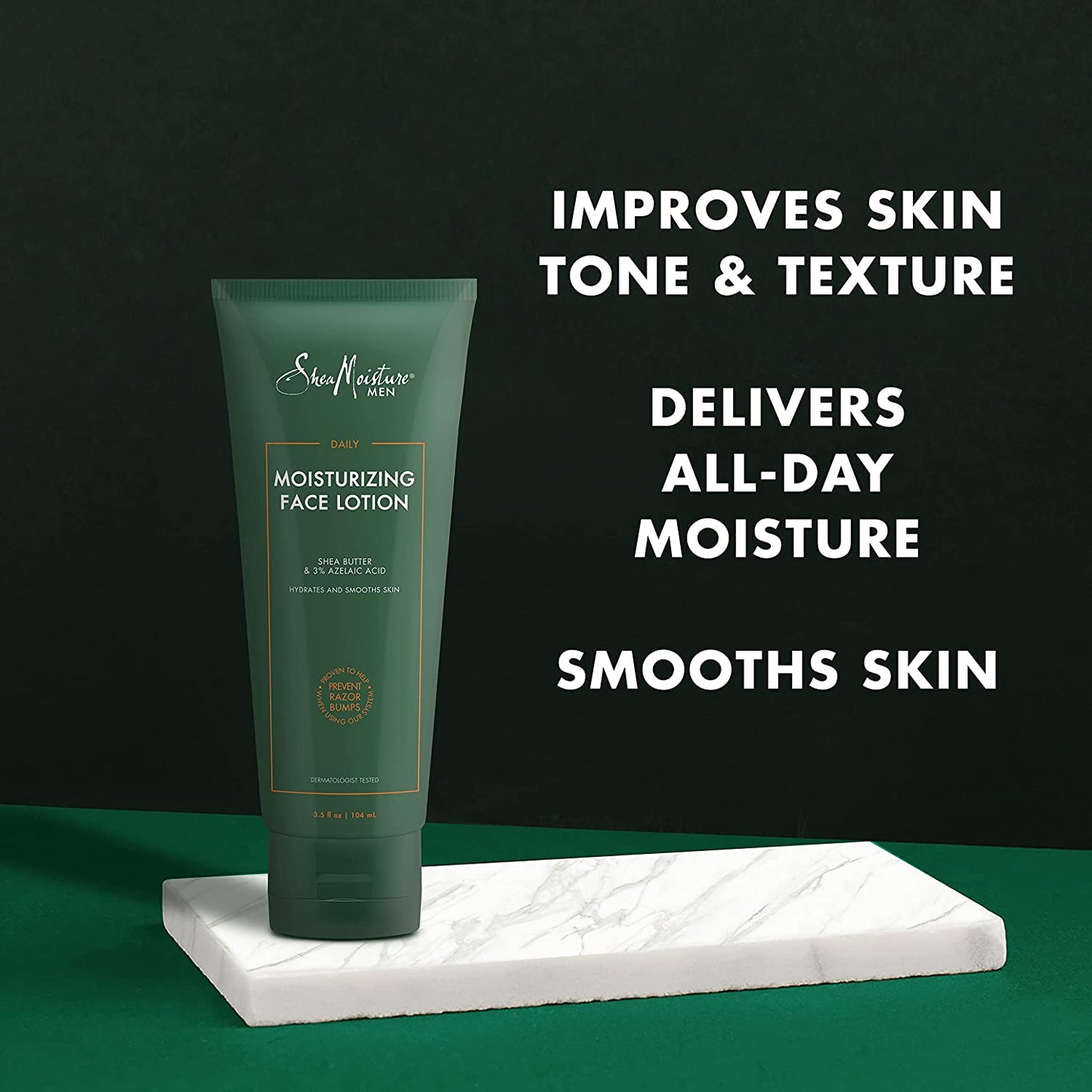 SheaMoisture Men Lotion for Soft, Smooth Skin Daily Moisturizing Face Lotion 3.5oz