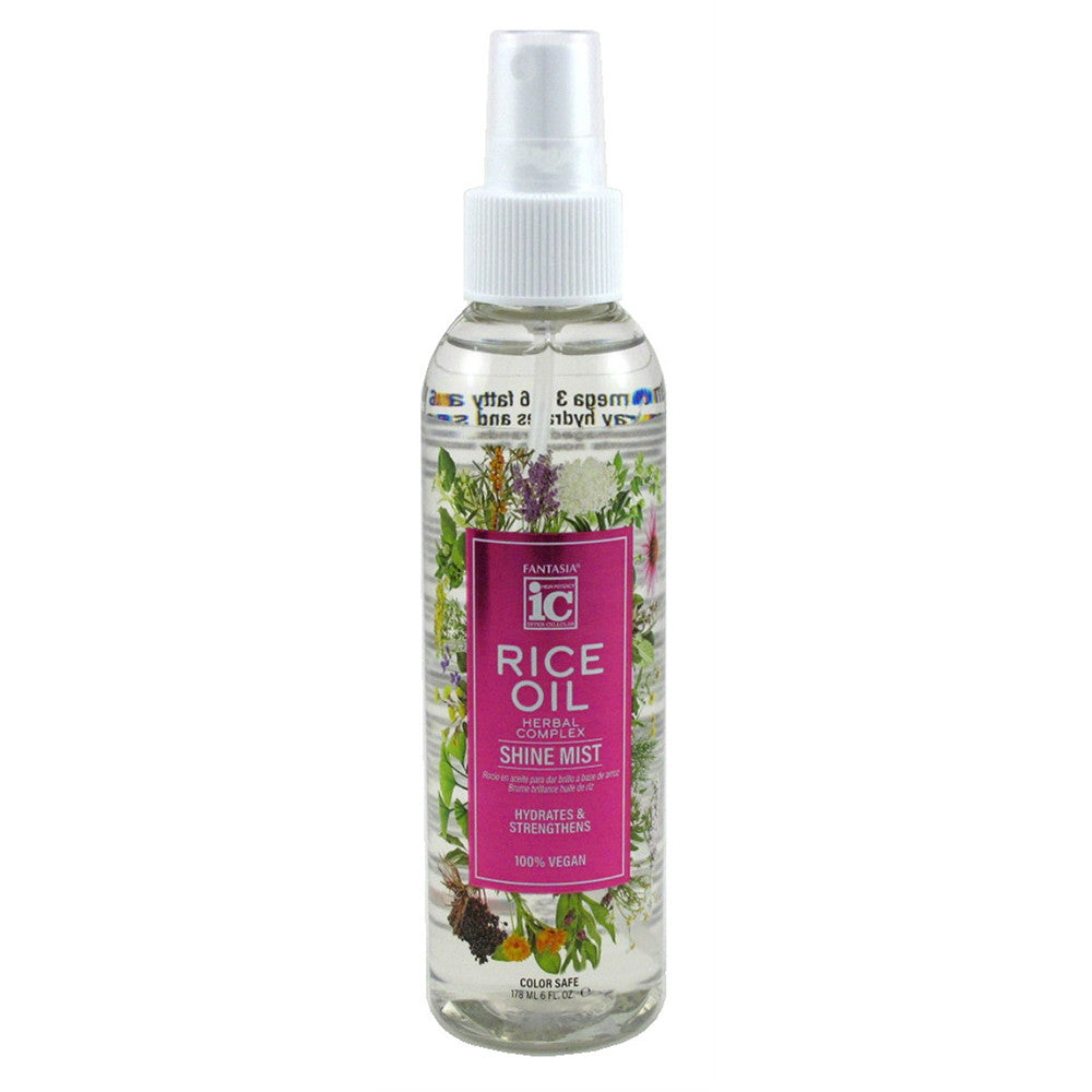 IC Rice Oil Shine Mist Hydrates and Strengthens Hair 6oz