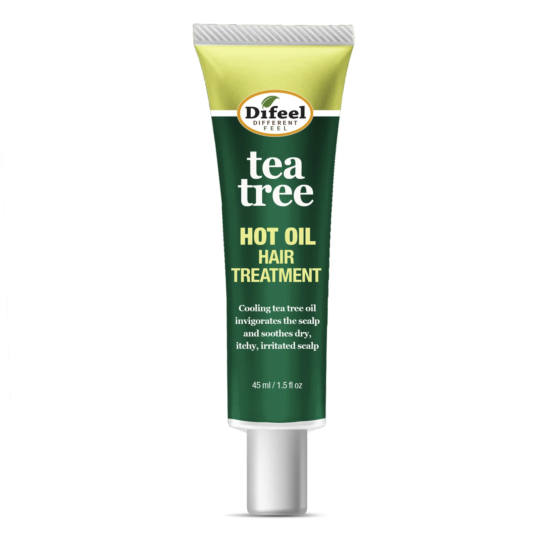 Difeel Hot Oil Hair Treatment with Tea Tree Oil 1.5oz