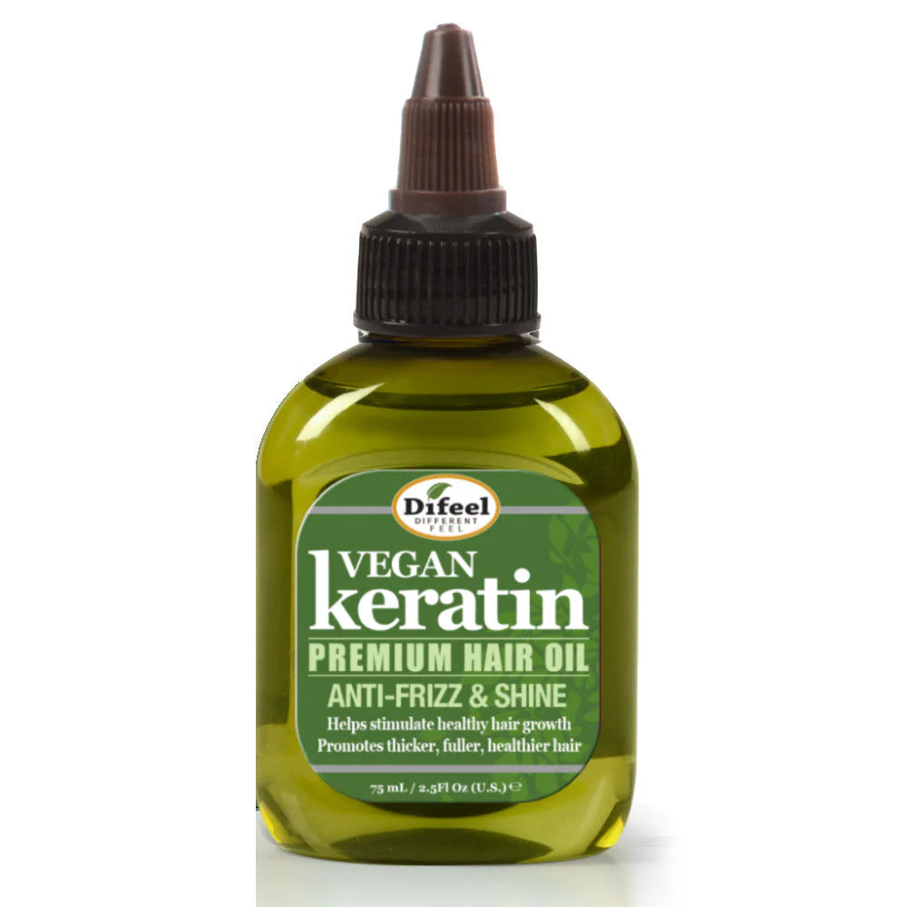 Difeel Vegan Keratin Hair Oil 2.5 oz.